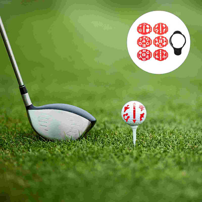 Линия за голф Чекмедже за линии за голф Професионален маркер Топка за голф Удобен шаблон за очна линия за голф