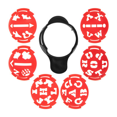 Golfo įdėklas Golfo linijos stalčius Profesionalus žymeklis Golfo kamuoliukas Patogus golfo akių pieštuko trafaretas