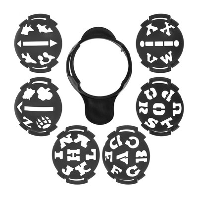 Golfo įdėklas Golfo linijos stalčius Profesionalus žymeklis Golfo kamuoliukas Patogus golfo akių pieštuko trafaretas