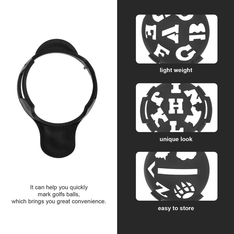 Golfo įdėklas Golfo linijos stalčius Profesionalus žymeklis Golfo kamuoliukas Patogus golfo akių pieštuko trafaretas