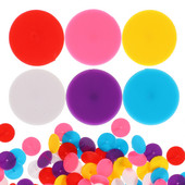 100 vnt Spalvoti golfo kamuoliukų žymekliai Nešiojami plastikiniai golfo kamuoliukų žymėjimo įrankiai