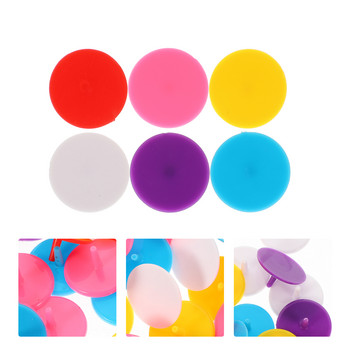 100 бр. Цветни маркери за топка за голф Преносими пластмасови инструменти за маркиране на голф консумативи