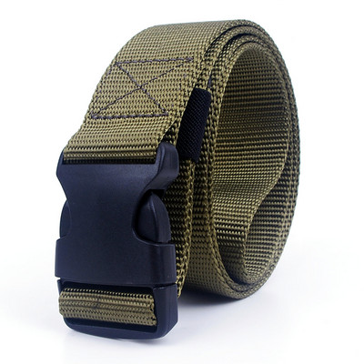 Meeste välitreeningu lõuendist vöö naiste kerge, multifunktsionaalne imitatsioon nailonist taktikaline pannal vabaaja vöökoht 125 cm