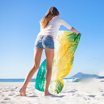 Устойчиви на пясък плажни кърпи Плажни кърпи за момичета Одеяло Изключително голямо бързосъхнещо без пясък Плажни кърпи Плажни кърпи за възрастни и деца