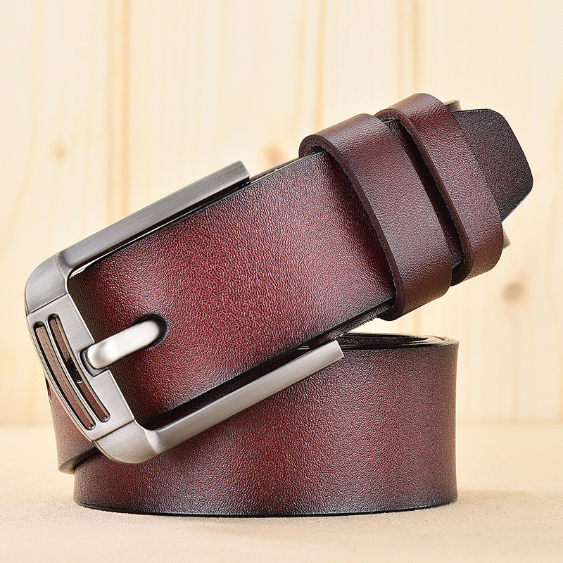 Meeste rihm, meeste kvaliteetne nahast vöö, meeste nahast nööpnõel, lukk uhke mood Luksuslikud vanad teksad Disainer Tasuta kohaletoimetamine