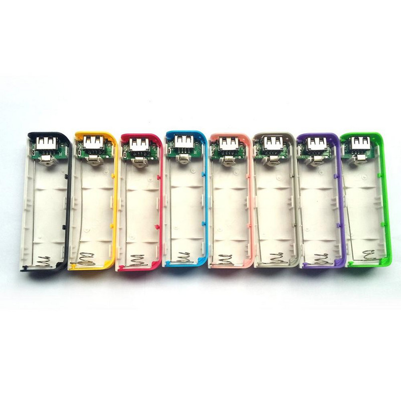 Carcasa Power Bank Sudare gratuită Porturi USB Power Bank Carcasă pentru încărcător PCB Seturi DIY alimentate de baterie 2600mAh 18650