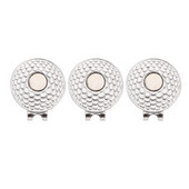 3 vnt. magnetinis skrybėlės segtukas golfo golfo kamuoliukų žymeklis golfo treniruotėms priedai Cinko lydinio vyrams, moterims