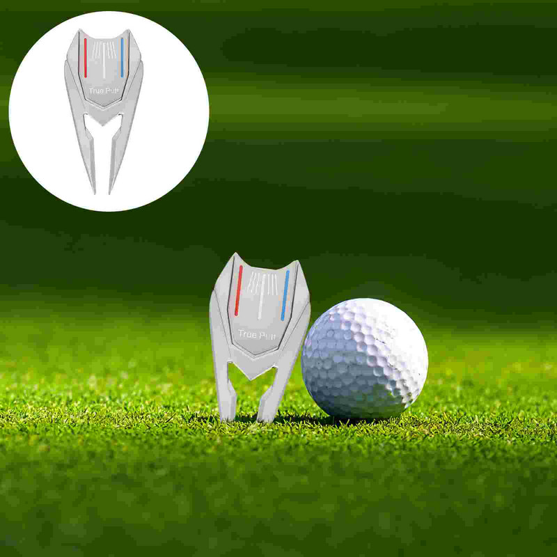 Golf Fork Metal Divot Tool Kaasaskantav pallimarker Mini pallid Professionaalsed muruparandus Golfid Väliskaunistused Premium