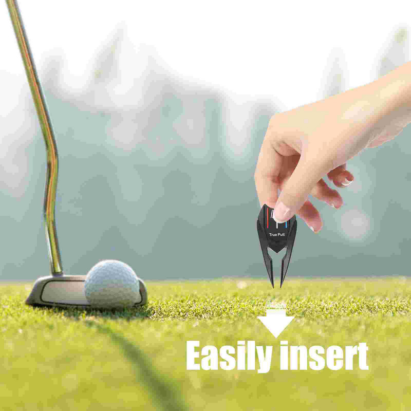 Golf Fork Metal Divot Tool Kaasaskantav pallimarker Mini pallid Professionaalsed muruparandus Golfid Väliskaunistused Premium