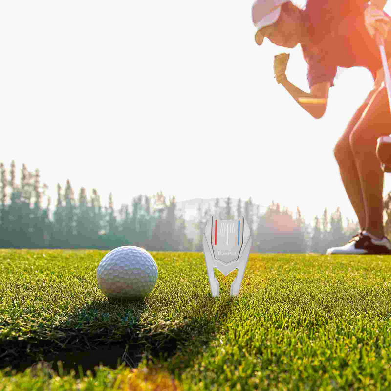 Golf Fork Metal Divot Tool Kaasaskantav pallimarker Mini pallid Professionaalsed muruparandus Golfid Väliskaunistused Premium