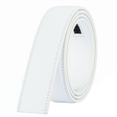 Prabangus vyrų be sagties diržo PU oda automatiniam juosmens dirželiui su sagtimi ilga juoda ruda vyriška aukštos kokybės džinsų juosta 3,5 cm