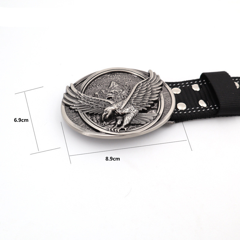 Lukk graveeritud Eagle nailonist vööga Meeste välitingimustes kasutatavad taktikalised vööd Pin Lukk Mitmekülgsed teksad lõuend Cinturon meeste vöökoht