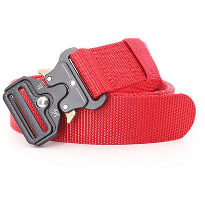 Terepszínű sport övek Többfunkciós kültéri vászon öv férfi női katonai taktikai farmer derékszíj Army zöld khaki