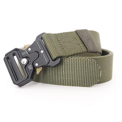 Terepszínű sport övek Többfunkciós kültéri vászon öv férfi női katonai taktikai farmer derékszíj Army zöld khaki