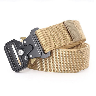 Terepszínű sport övek Többfunkciós kültéri vászon öv férfi női katonai taktikai farmer derékszíj Army zöld khaki