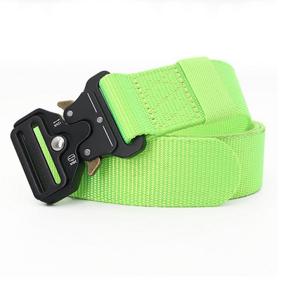 Terepszínű sport övek Többfunkciós kültéri vászon öv férfi női katonai taktikai farmer derékszíj Army zöld khaki