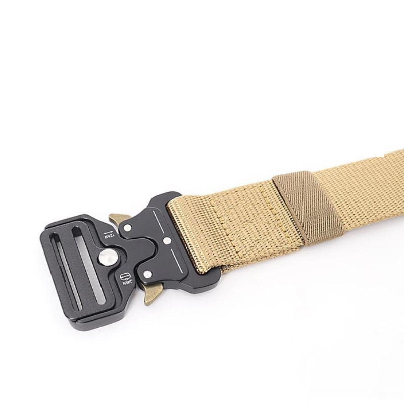 Terepszínű sport övek Többfunkciós kültéri vászon öv férfi női katonai taktikai farmer derékszíj Army zöld khaki