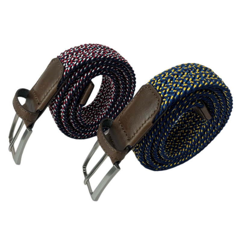 IGM Golf Braid Rastezljivi remen Muški i ženski šareni ležerni platneni elastični za kratke traperice