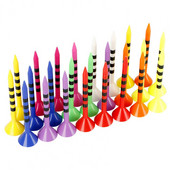 Аксесоари за голф Нечупливи пластмасови тениски за голф за многократна употреба Висока стабилност Аксесоари с ниско триене за лесно инсталиране на дълги