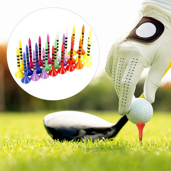Аксесоари за голф Нечупливи пластмасови тениски за голф за многократна употреба Висока стабилност Аксесоари с ниско триене за лесно инсталиране на дълги