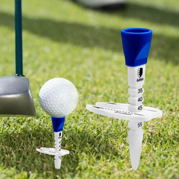 Golf Practice Tees Ρυθμιζόμενο ύψος Γκολφ Tees Ενισχύουν την απόδοση προπόνησης σταθερότητας απόστασης με άθραυστο μακροχρόνιο χαμηλής τριβής