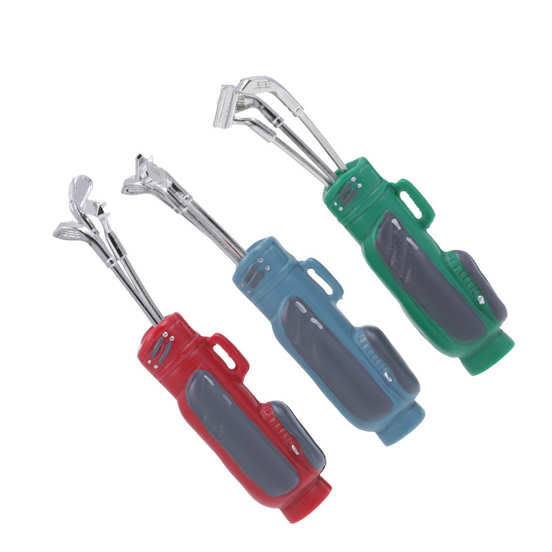 3 rinkiniai Mini namas golfo rinkinys Mini Desktop Ornament Delicate Mini House puošmena