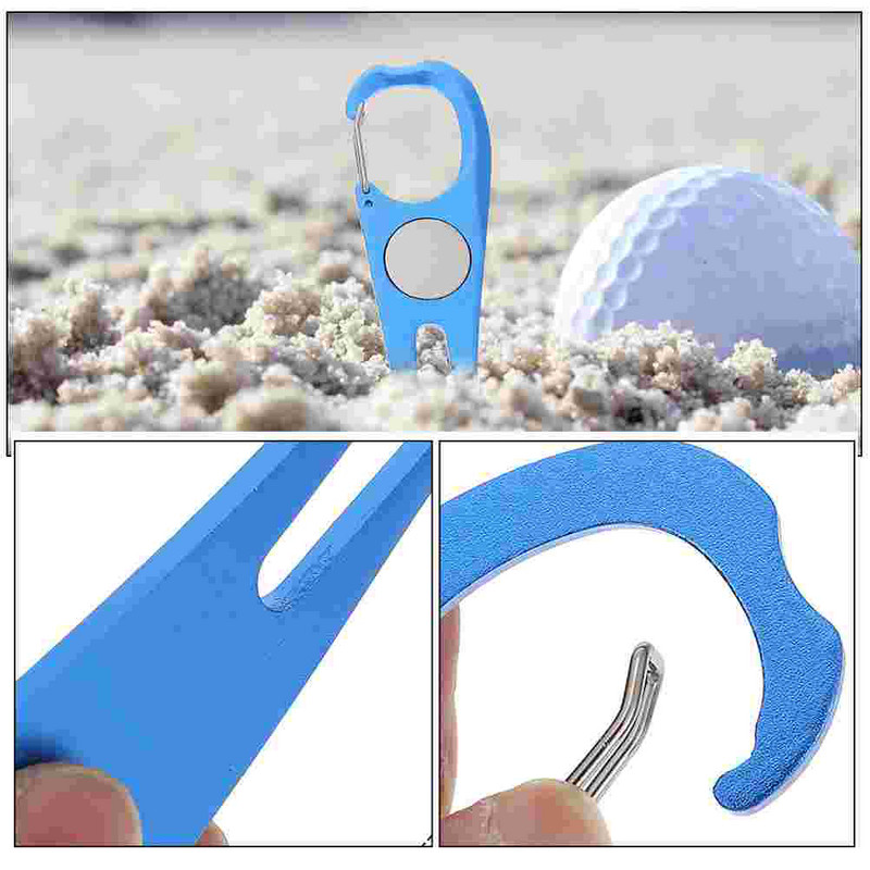 Golf Green Fork Φορητός μαρκαδόρος μπάλας Εργαλείο γκολφ Professional Divot επισκευής γκαζόν