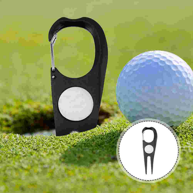 Golf Green Fork Φορητός μαρκαδόρος μπάλας Εργαλείο γκολφ Professional Divot επισκευής γκαζόν