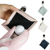 1 db golfütő tisztító törölköző textúra golf tisztító zseb zseb méret nem fakul Tisztító műbőr golflabda törlőkendő