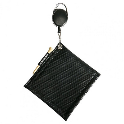 1 db golfütő tisztító törölköző textúra golf tisztító zseb zseb méret nem fakul Tisztító műbőr golflabda törlőkendő