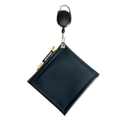 1 db golfütő tisztító törölköző textúra golf tisztító zseb zseb méret nem fakul Tisztító műbőr golflabda törlőkendő