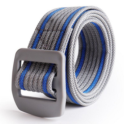 Curele cu dungi din pânză țesută Respirabil Puternic 3,8 cm Centura sportivă pentru petrecerea timpului liber Curele de talie Bărbați Femei Studenți Centura de siguranță pentru antrenament militar