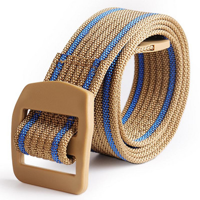 Curele cu dungi din pânză țesută Respirabil Puternic 3,8 cm Centura sportivă pentru petrecerea timpului liber Curele de talie Bărbați Femei Studenți Centura de siguranță pentru antrenament militar