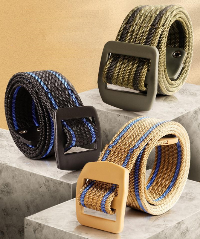 Curele cu dungi din pânză țesută Respirabil Puternic 3,8 cm Centura sportivă pentru petrecerea timpului liber Curele de talie Bărbați Femei Studenți Centura de siguranță pentru antrenament militar