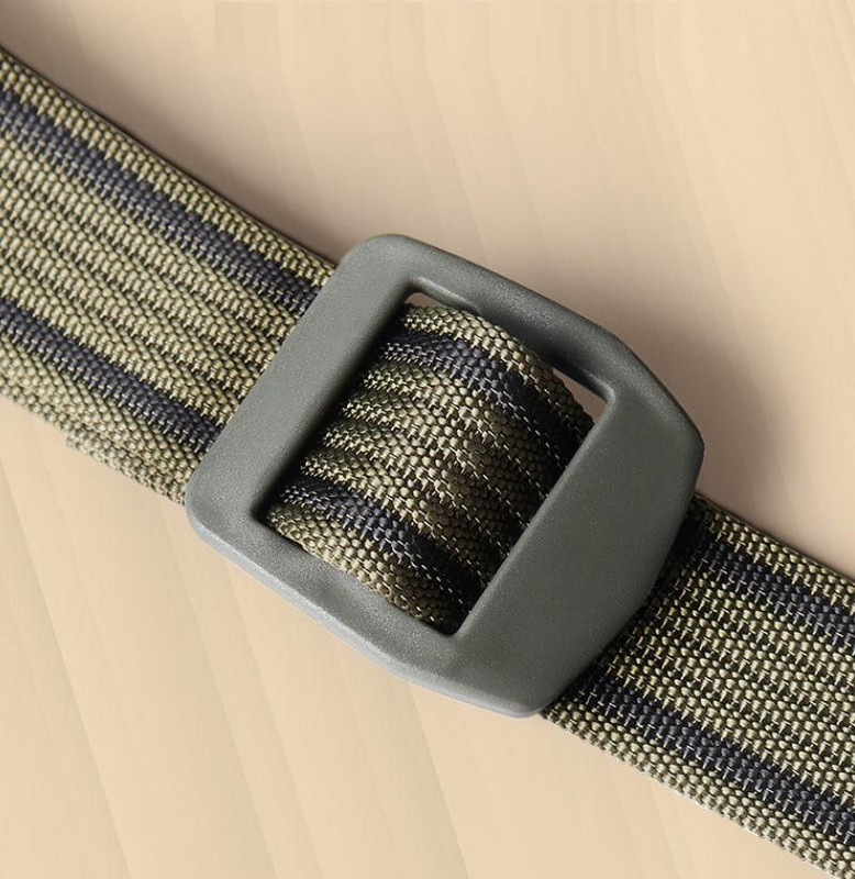 Curele cu dungi din pânză țesută Respirabil Puternic 3,8 cm Centura sportivă pentru petrecerea timpului liber Curele de talie Bărbați Femei Studenți Centura de siguranță pentru antrenament militar