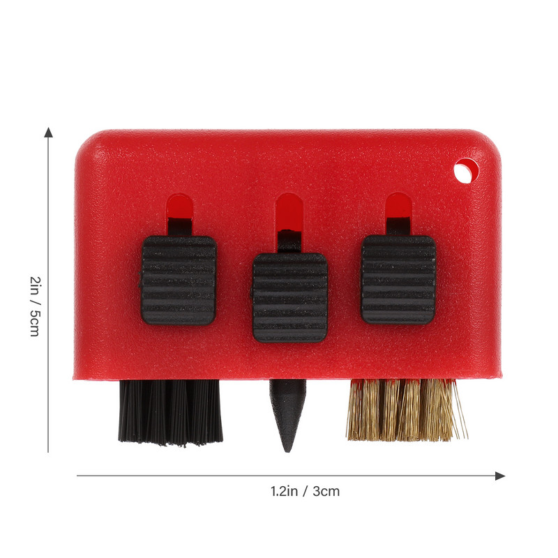 Golfo valymo šepečio galvutės pagalvėlės įrankis Įrankiai Priedai 3 1 šepečių valiklio rinkinys