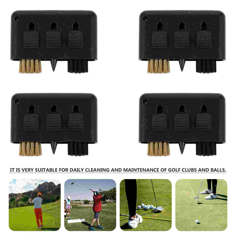 Golfo valymo šepečio galvutės pagalvėlės įrankis Įrankiai Priedai 3 1 šepečių valiklio rinkinys