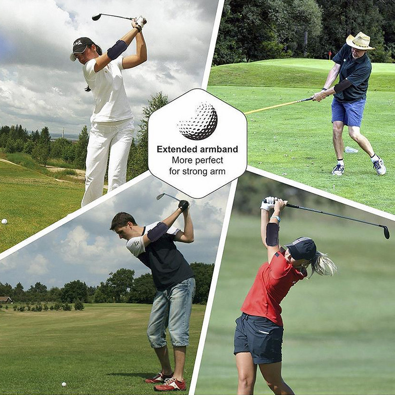 Στήριγμα αγκώνα γκολφ Nylon Swing Trainer Swing Training Belt Portable Home Indoor Outdoor Aids Practice Professional