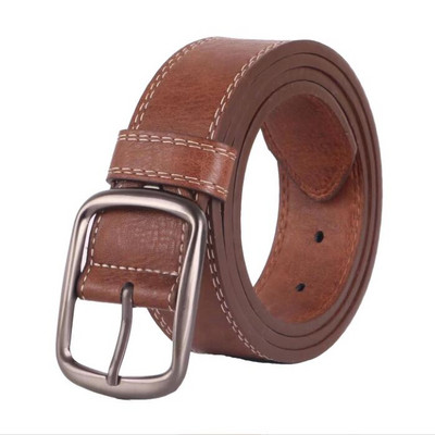 Νέα ανδρική ζώνη ανδρική ανδρική δερμάτινη ζώνη υψηλής ποιότητας ανδρική γνήσια λουράκι Pu πολυτελείας πόρπη με φανταχτερό vintage τζιν Δωρεάν αποστολή