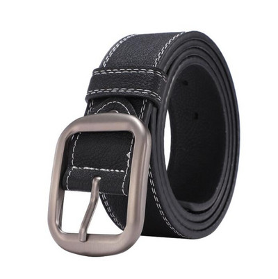 Νέα ανδρική ζώνη ανδρική ανδρική δερμάτινη ζώνη υψηλής ποιότητας ανδρική γνήσια λουράκι Pu πολυτελείας πόρπη με φανταχτερό vintage τζιν Δωρεάν αποστολή