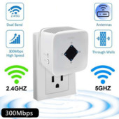 „WiFi Range Extende“ Gaukite stipresnius „WiFi“ signalus naudodami modemo ir maršrutizatoriaus kombinaciją – apima iki 1500 kvadratinių pėdų ir prijungia iki 25 įrenginių