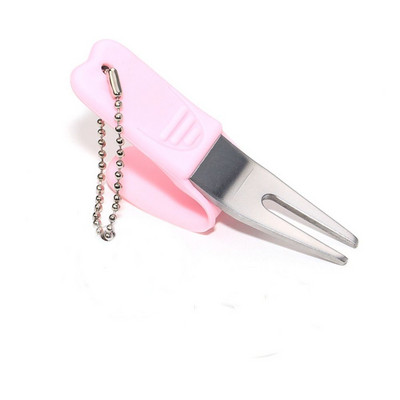 Összecsukható golfvillák, rozsdamentes acél, könnyen hozzáférhető labdahelyzetjelző, újrafelhasználható kompakt villajavító szerszám