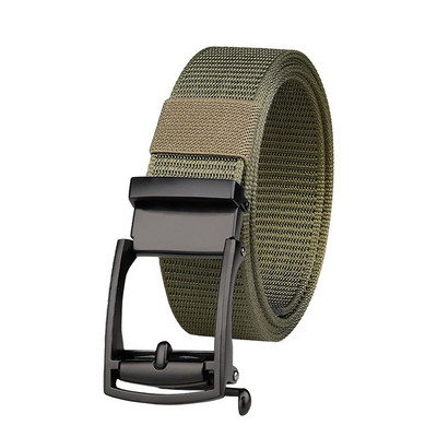 Novi najlonski remen s automatskom kopčom bez zuba, muški platneni remen za slobodno vrijeme na otvorenom, prozračni platneni remen, muški remen za hlače za sve vrste hlača