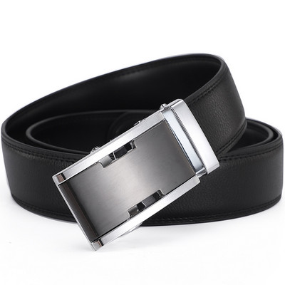 Vyriškas diržas, automatinis sagtis, odiniai diržai vyrams Aukštos kokybės dizainerio sukurto juosmens diržas vyriškas diržas prabangių prekių ženklų 3,5 cm Ceinture Homme