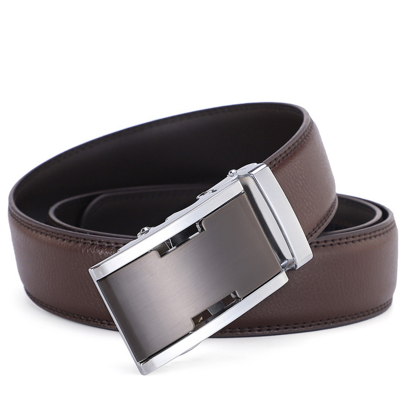 Vyriškas diržas, automatinis sagtis, odiniai diržai vyrams Aukštos kokybės dizainerio sukurto juosmens diržas vyriškas diržas prabangių prekių ženklų 3,5 cm Ceinture Homme