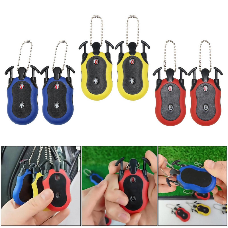 Counter Golf Stroke Putt Tally Keeper numeris su raktų pakabuku, 2 vnt