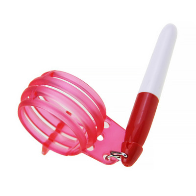 Alat za označavanje linija loptice za golf Moderan uređaj za crtanje linija s olovkom Komplet za poravnanje golfa od 360 stupnjeva za golf na otvorenom, ružičasta