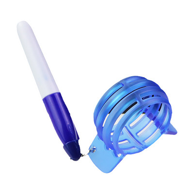 Alat za označavanje linija loptice za golf Moderan uređaj za crtanje linija s olovkom Komplet za poravnanje golfa od 360 stupnjeva za golf na otvorenom, ružičasta