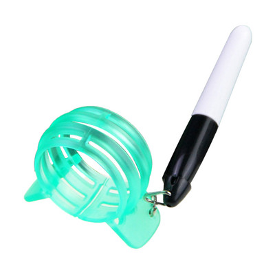 Alat za označavanje linija loptice za golf Moderan uređaj za crtanje linija s olovkom Komplet za poravnanje golfa od 360 stupnjeva za golf na otvorenom, ružičasta