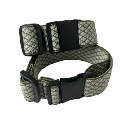 Unisex 2 Pack 2 Loop Invisible Pants Adjuster Πλαστική πόρπη No Show Ζακάρ ελαστική ζώνη